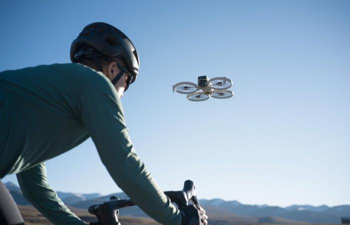 the lightweight and atypical drone that films in 4K 60p