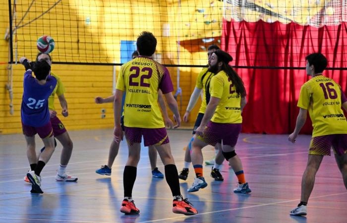 VOLLERY BALL (Pre-national women): A great victory for Le Creusot against Sallins les Bains