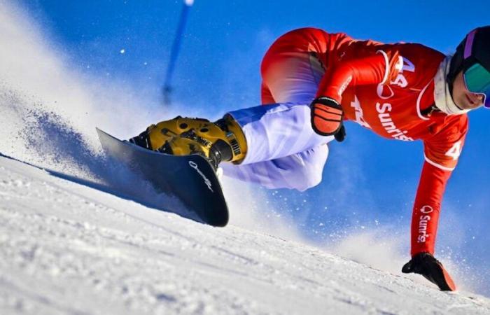 Snowboard: Flurina Bätschi at the foot of the podium in Bad Gastein