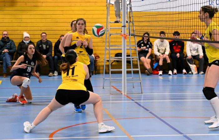 VOLLERY BALL (Pre-national women): A great victory for Le Creusot against Sallins les Bains