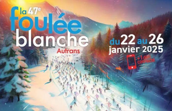 Cross-country skiing. See you from January 22 to 26 in Autrans for the Foulée blanche