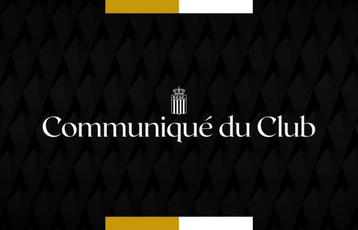 Club press release following the events of 11.01 – RCSC