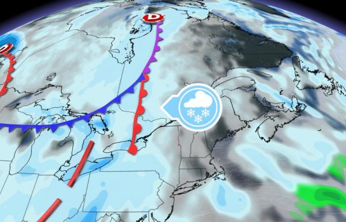 Several opportunities for snow in sight for Quebec with a downside