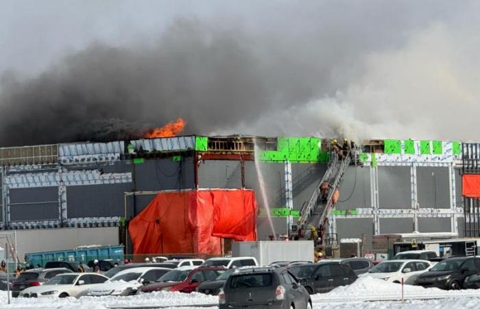 Major fire at Bernard-Gariépy Secondary School