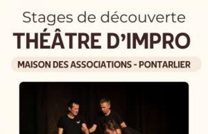 Discovery of improv theater: Internship, workshop in Pontarlier