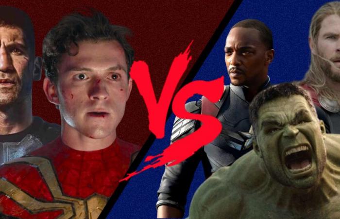 Spider-Man and the Punisher battling this Avenger