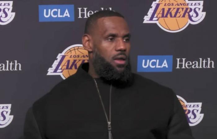 Confidently, LeBron’s warning to the rest of the league for the Lakers: “We are not…