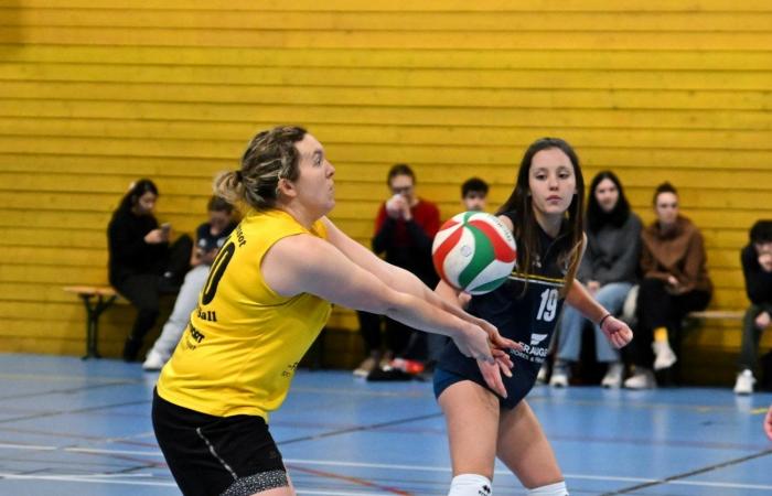 VOLLERY BALL (Pre-national women): A great victory for Le Creusot against Sallins les Bains