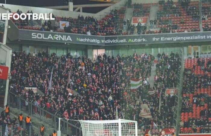 The fan information about the game in Leverkusen