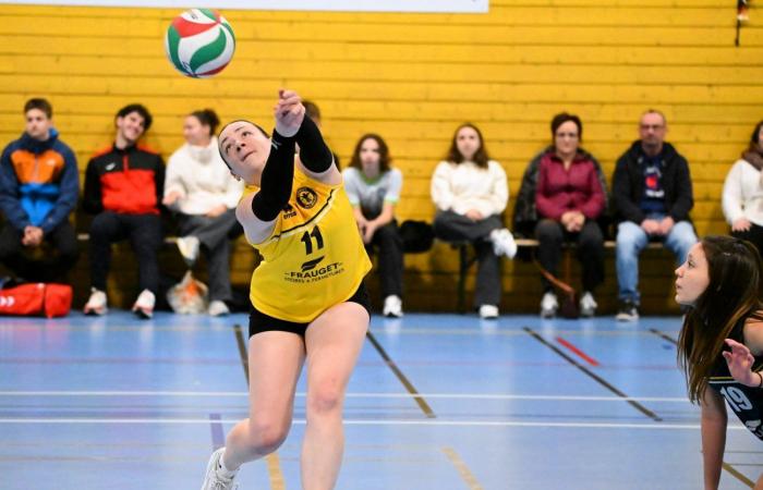 VOLLERY BALL (Pre-national women): A great victory for Le Creusot against Sallins les Bains