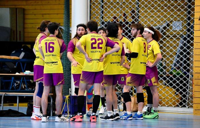 VOLLERY BALL (Pre-national women): A great victory for Le Creusot against Sallins les Bains