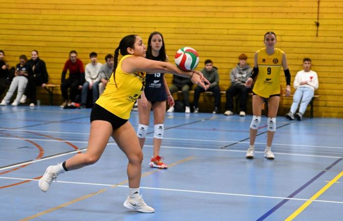 VOLLERY BALL (Pre-national women): A great victory for Le Creusot against Sallins les Bains