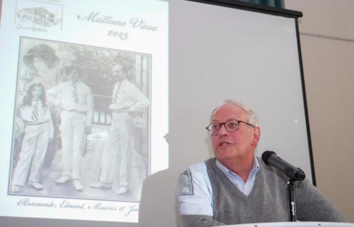 descendant of Edmond Rostand, his great-nephew Charles came to honor his memory in Cambo-les-Bains