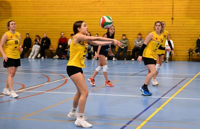 VOLLERY BALL (Pre-national women): A great victory for Le Creusot against Sallins les Bains