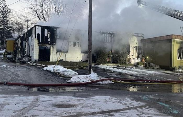 Suspicious fire in a laundry room in Rivière-du-Loup