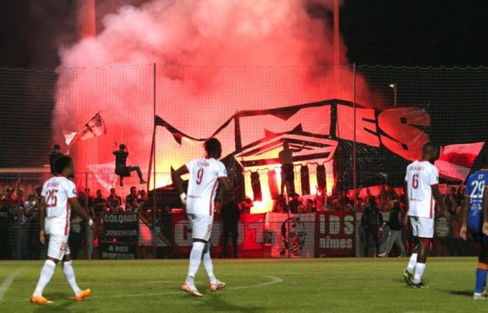 NÎMES OLYMPIQUE Nîmes supporters banned from traveling to Aubagne