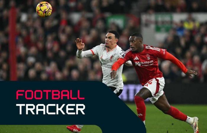 Football Tracker: Liverpool and Forest draw, Atalanta rescue point against Juventus