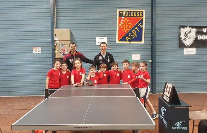 Table tennis: young table tennis players from CP Auch showed their talents in Toulouse