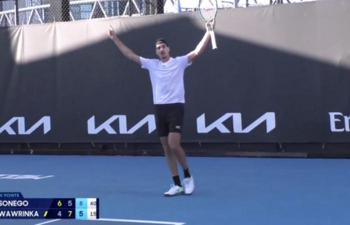 Australian Open, Videos > What Sonego did is no longer tennis, it’s something else, incredible, a great entry into history…