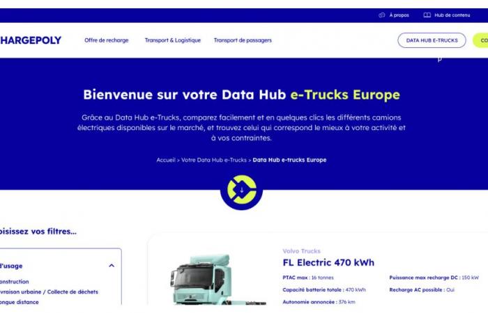 a tool dedicated to the electrification of transport fleets