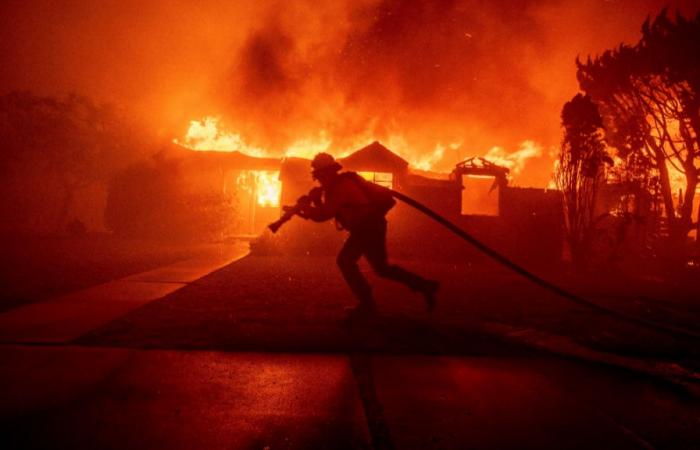 Los Angeles fire believed to be human-caused