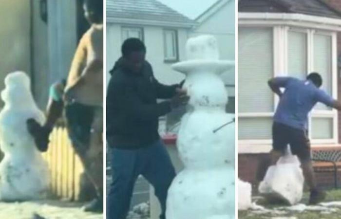 A snowman killer is rampant in an Irish town