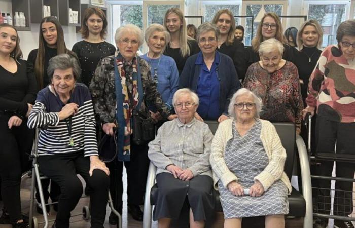 Meurthe-et-Moselle. They are preparing for the Miss Grandmother hairdressing competition