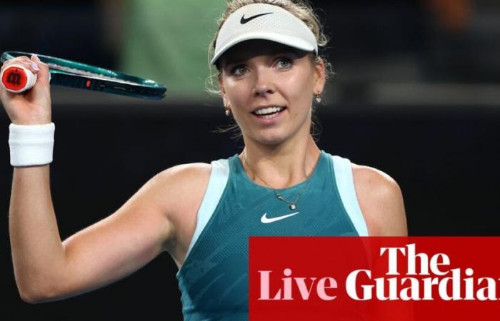 Australian Open 2025: Boulter and De Minaur through, but Rublev crashes out – as it happened | Australian Open 2025