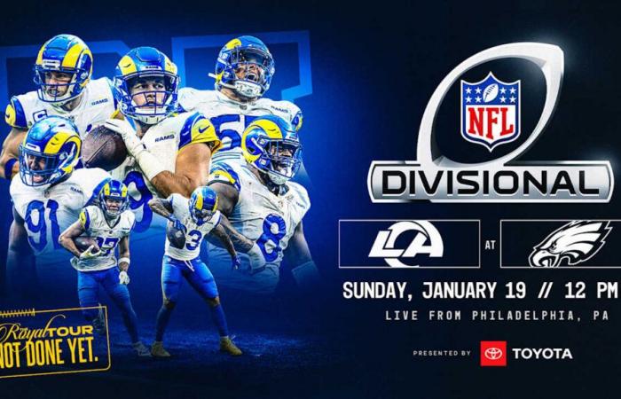 Rams headed to Philadelphia to take on Eagles in Divisional Round of playoffs