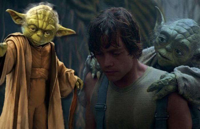 the improbable peculiarity of Yoda spotted by a fan