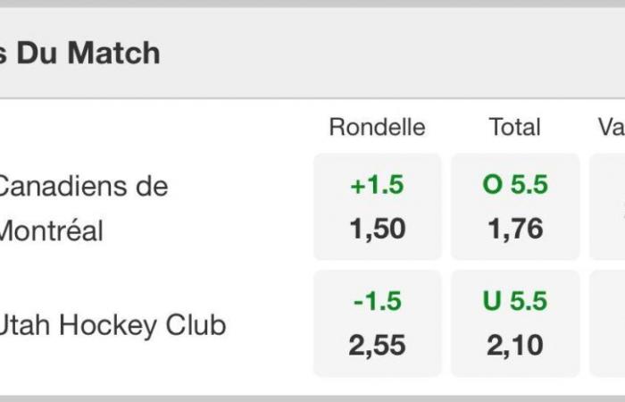 Betway daily bet: MTL-UTA