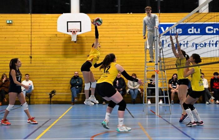 VOLLERY BALL (Pre-national women): A great victory for Le Creusot against Sallins les Bains