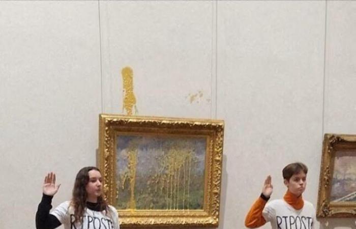 Lyon. Throwing soup on a painting by Monet: environmental activists sentenced