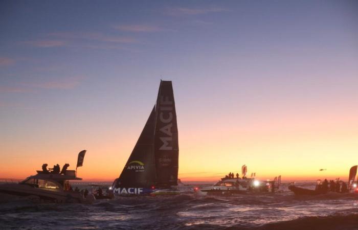 Charlie Dalin, winner of the 2024 Vendée Globe, crossed the finish line at 8:24 a.m.