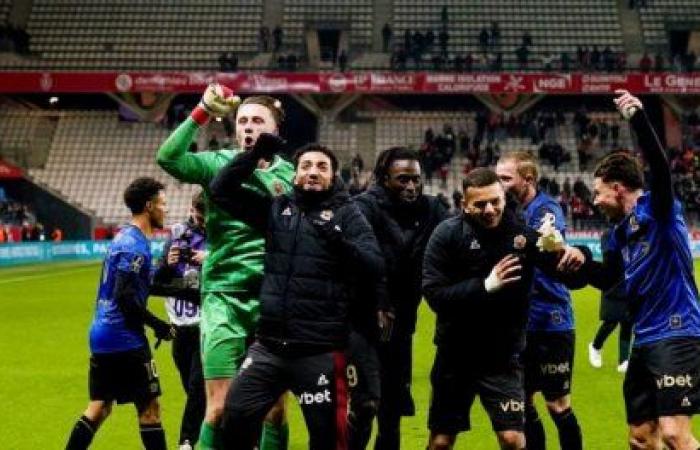 Nice wins in Bastia and validates its ticket for the eighth