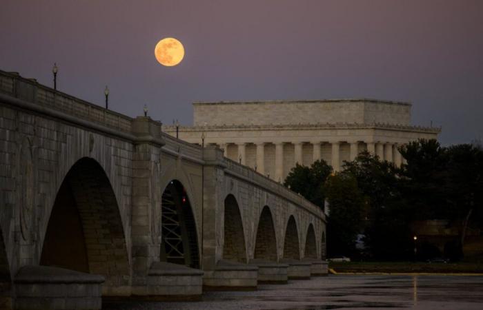 the superb images of the first full Moon of the year