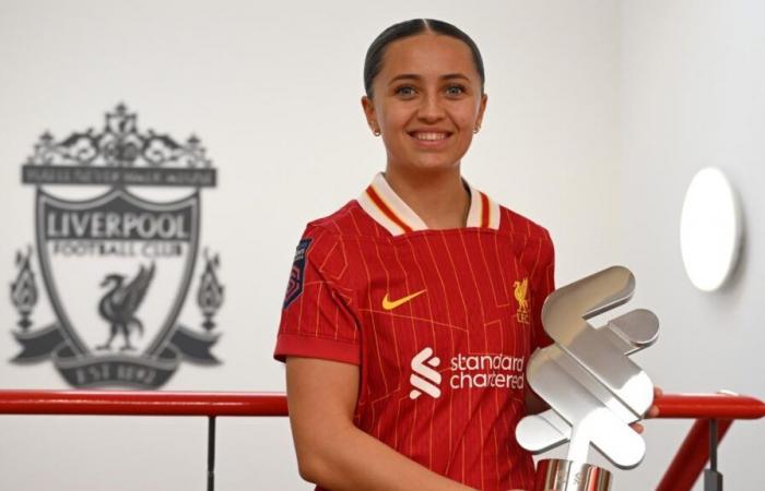 Mia Enderby wins LFC Women’s Player of the Month for the first time