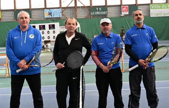 TENNIS: Le Creusot qualifies for the 1/16th of the French Interclub Championship +55 years old Gentlemen