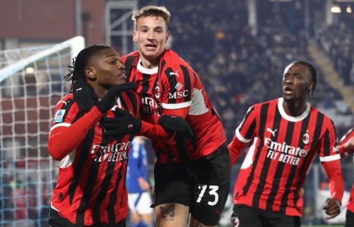 Como-Milan 1-2: goals in Diao, Theo Hernandez, Leao