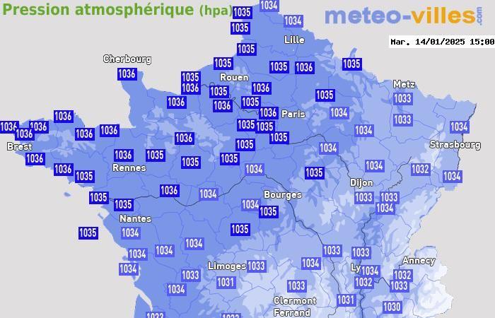 This morning of January 14 was the coldest in France in 7 years! 01/14/2025