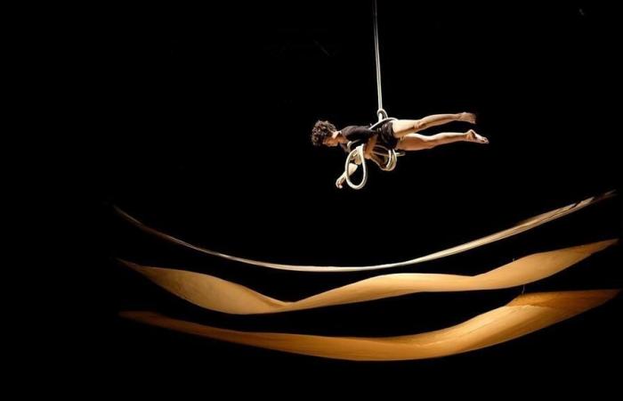 With aerial acrobat Inbal Ben Haim, the circus takes on the challenge in a poetic way