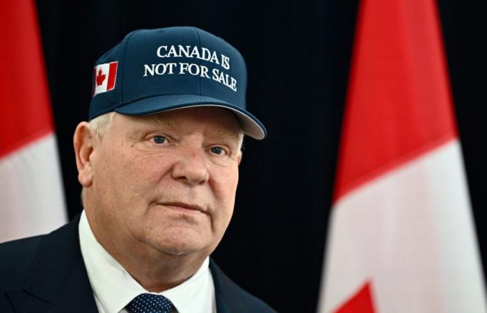 Meeting of Prime Ministers | “Canada is not for sale”: Doug Ford’s cap provokes reactions — 98.5 Montreal