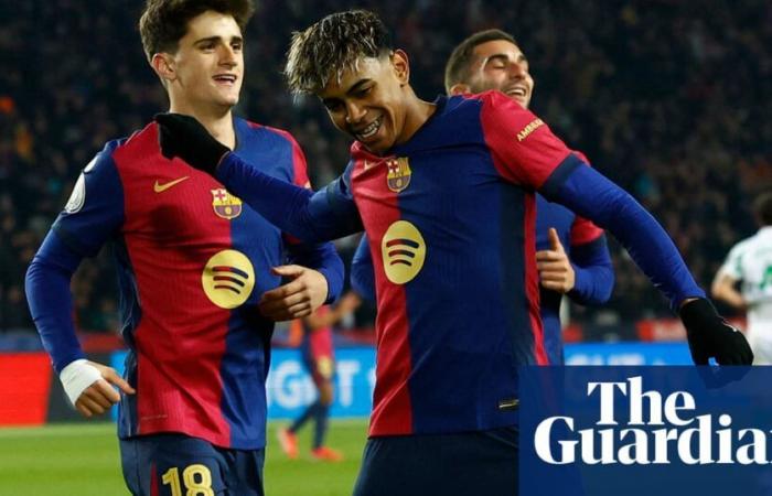 European football: Barcelona hit five but Lyon are humbled in Coupe de France | European club football