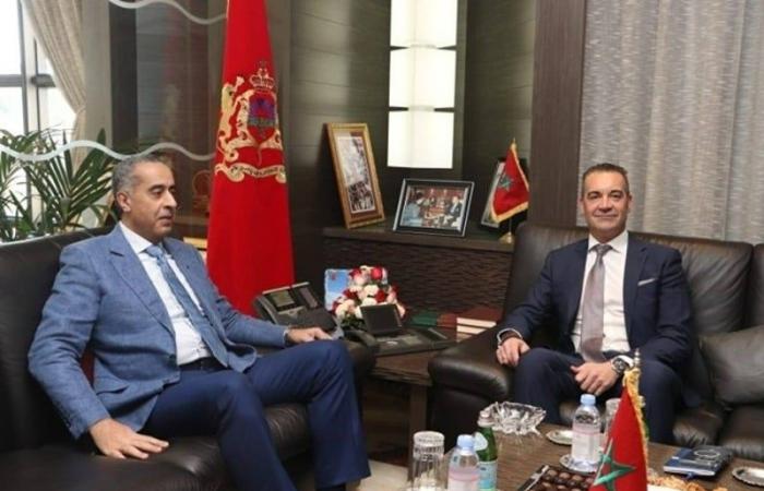 Hammouchi receives the Spanish General Information Commissioner