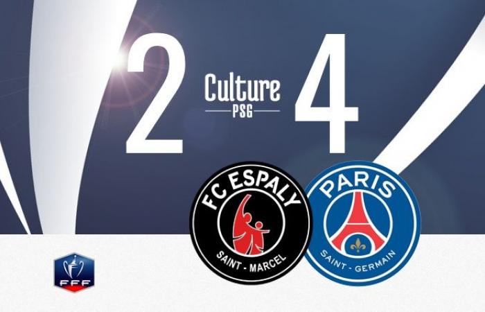 Match: Espaly/PSG (2-4), Paris was hot