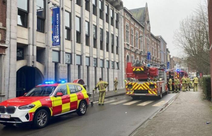 Start of fire quickly brought under control at Sainte-Claire school in Verviers