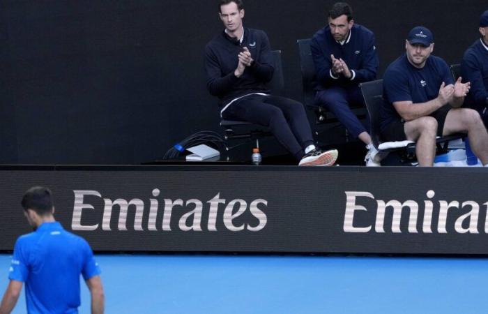 Djokovic appreciates the “coaching box”