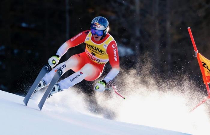 The Swiss still in training in Wengen