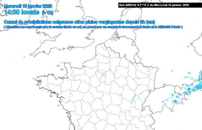 Snow on the plains this week in France? Some snowflakes are expected, here's where