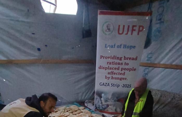 Testimonies from Gazans: Day-to-day survival in the hell of Gaza – part 278 / January 14 – “Bread of Hope” initiative to respond to the bread crisis and Distribution of tarpaulins for tents in the fishing camp – International Solidarity Movement